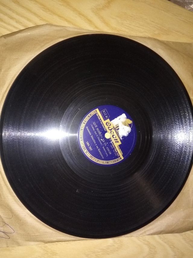 disco antigua de piedra