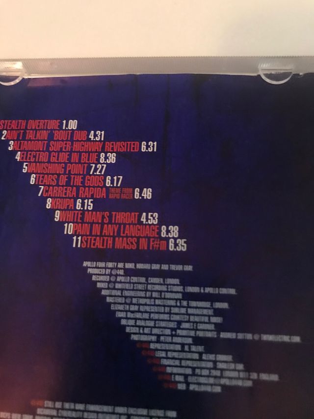 Cd de Apollo four forty 