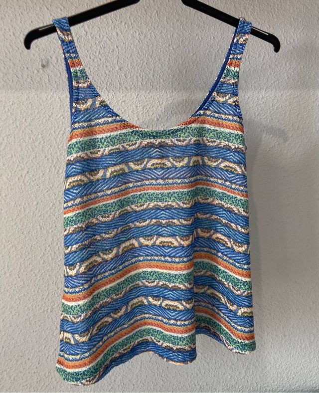 Camiseta estampada de rayas