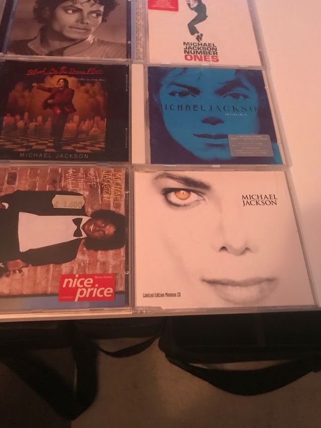 Colección de cd's de Michael Jackson 