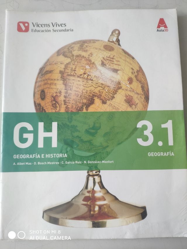 libro Geografía e historia 3  ESO Vicent vives