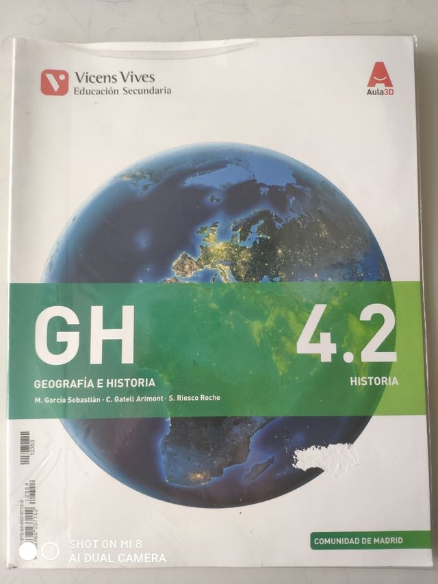 libro Geografía e Historia 4ESO Vicent vives