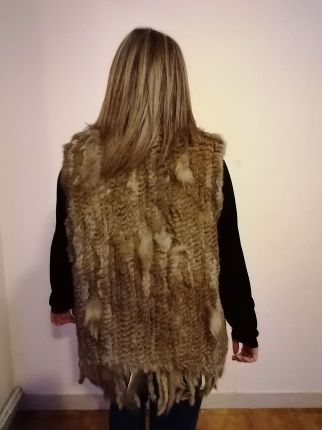 Chaleco pelo natural