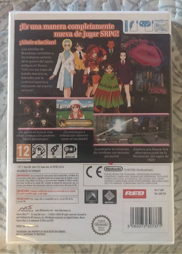 [WII] SAKURA WARS SO LONG MY LOVE PRECINTADO 