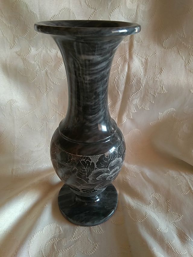 Jarrón de marmol decoración