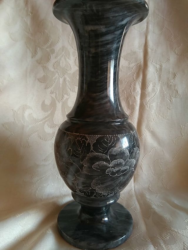 Jarrón de marmol decoración