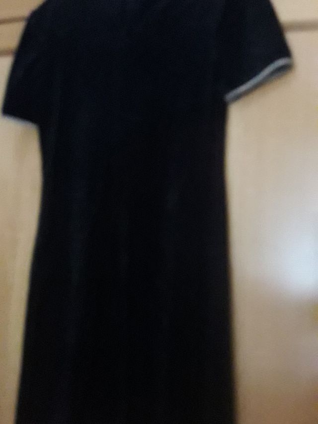 Vestido terciopelo azul marino talla 44