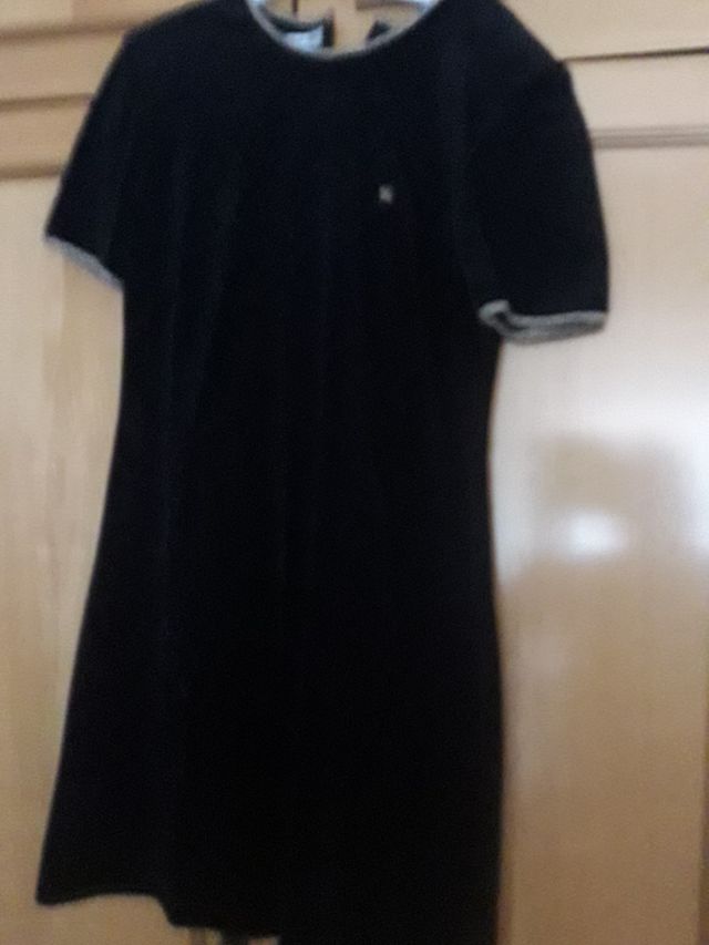 Vestido terciopelo azul marino talla 44