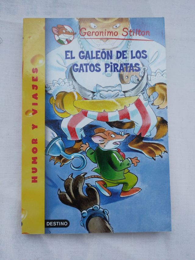 Libro Gerónimo Stilton 08 El galeón de los gatos