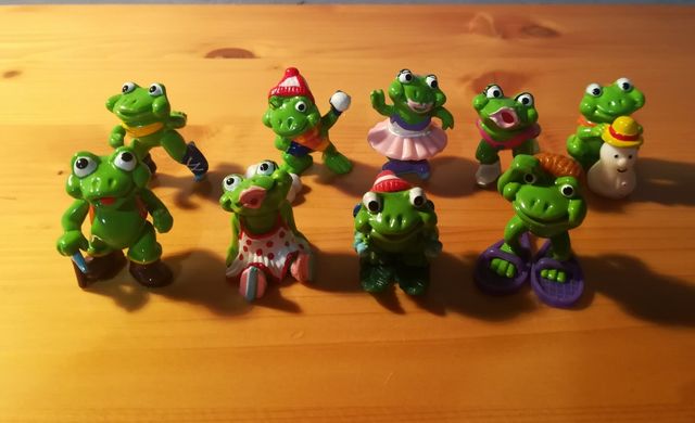 Colección ranas Kinder Sopresa