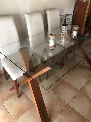 Mesa comedor madera de segunda mano en WALLAPOP