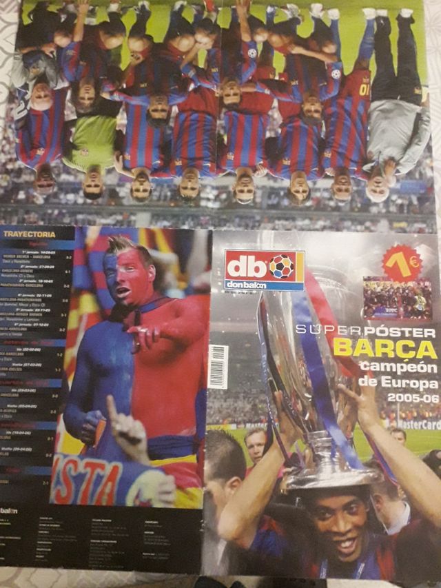 Superpóster Barça campeón de Europa 05-06
