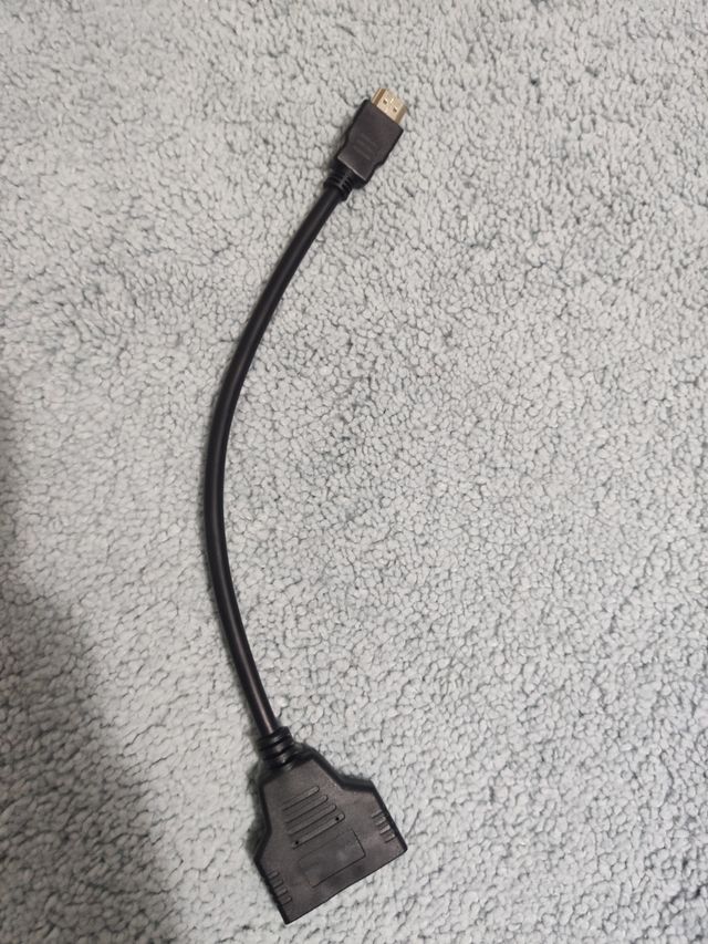 Cable adaptador Hdmi en Y