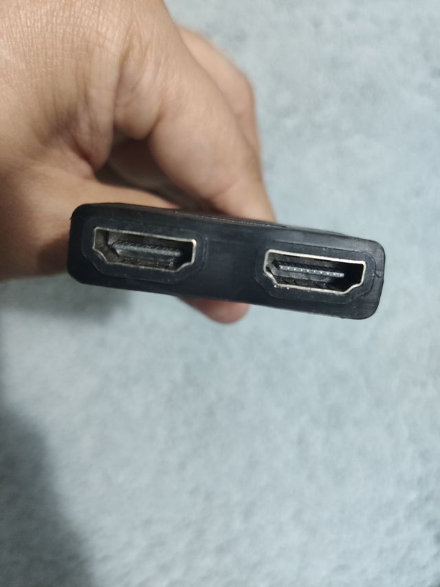 Cable adaptador Hdmi en Y
