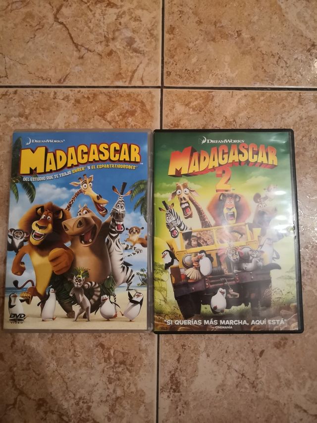 películas DVD infantiles madagascar