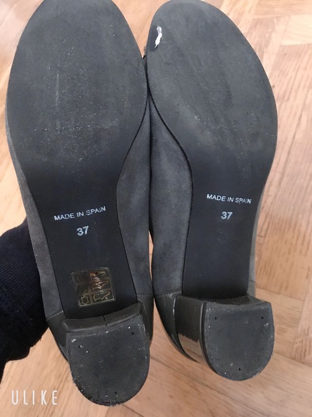 Zapatillas elegantes tacón bloque