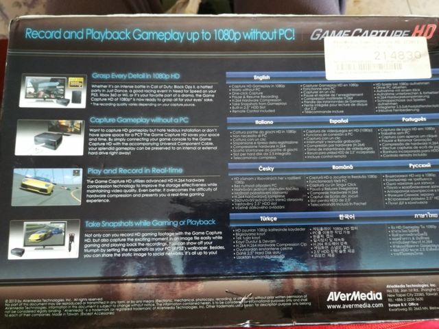 AverMedia Game Capture HD C281