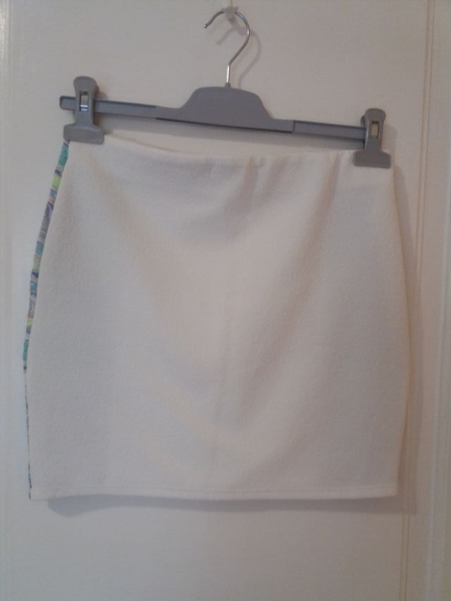 Minifalda blanca