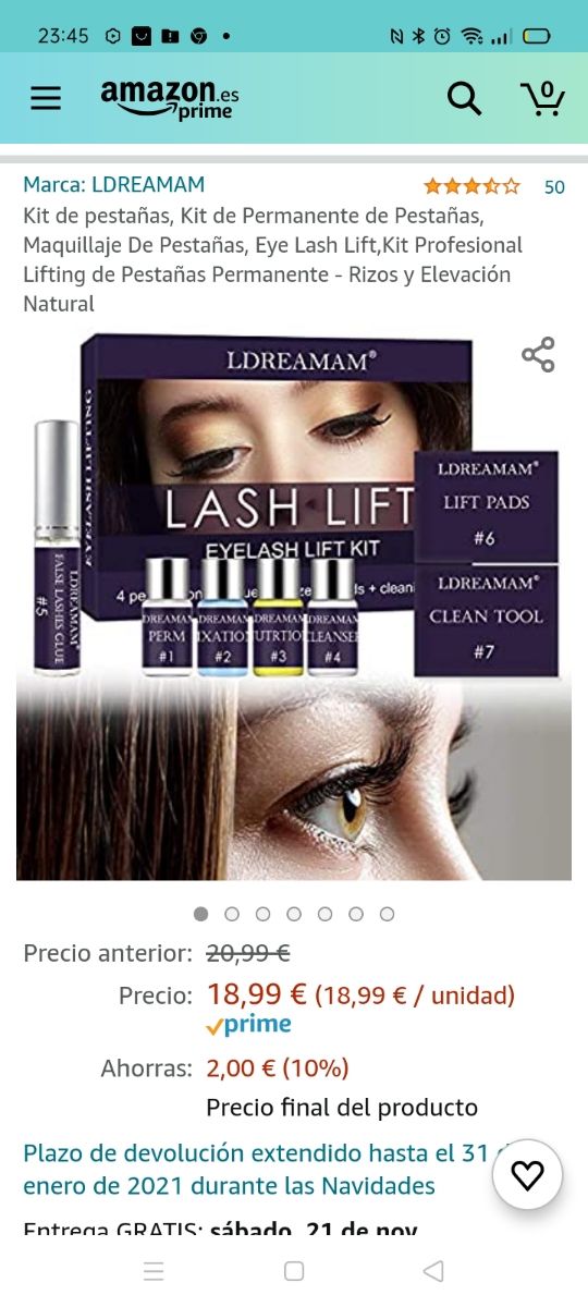 kit pestañas postizas Totalmente nuevo