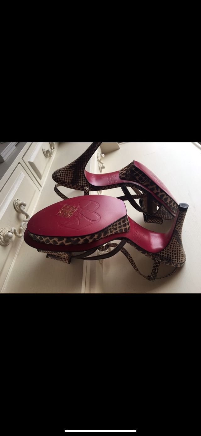 Sandalias plataforma animal print Cuplé