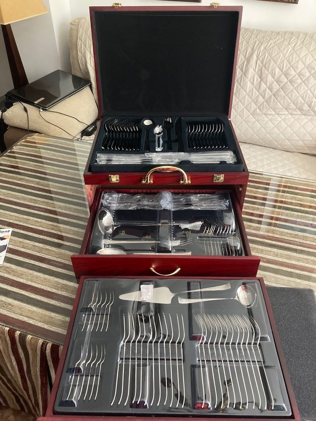 Baúl Cuberteria acero inox nueva. 