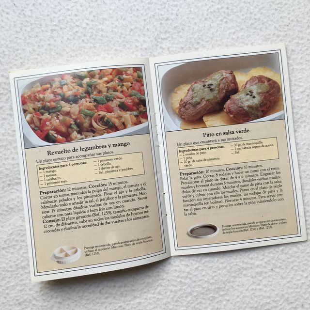Lote de cocina para microondas