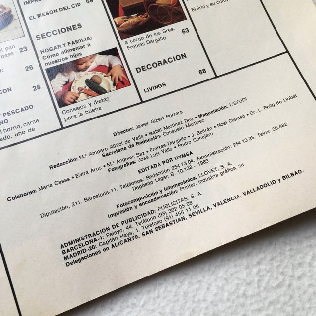 Revista Cocina y Hogar nº2 (Febrero 1980)