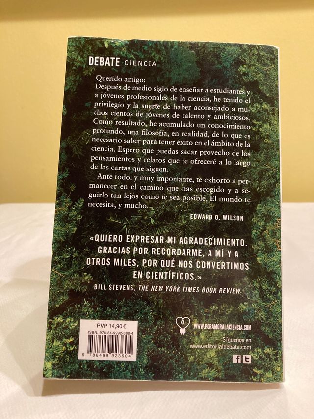 Cartas a un Joven científico