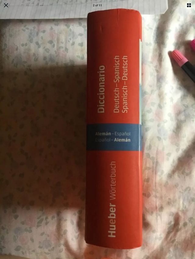 Diccionario español alemán y alemán español Huber