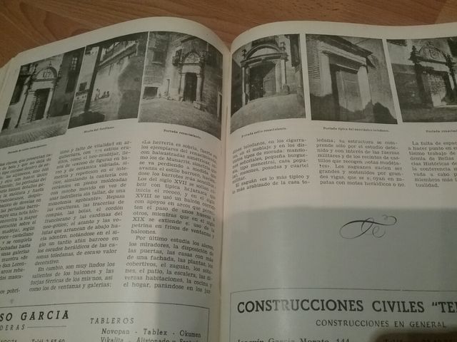 Antigua revista "Construcciones" 1944-1956