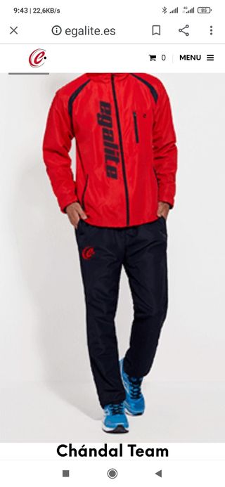 Chandal egalite talla XL de segunda mano por 35 EUR en Villaviciosa de Odón  en WALLAPOP