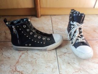 bambas altas converse negras 36 bambas altas converse negras 36
