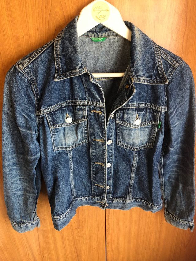 Adaptabilidad Carnicero grosor Cazadora vaquera Benetton de segunda mano por 15 € en Mar en WALLAPOP Adaptabilidad Carnicero grosor Cazadora vaquera Benetton de segunda mano por 15 € en Mar en WALLAPOP