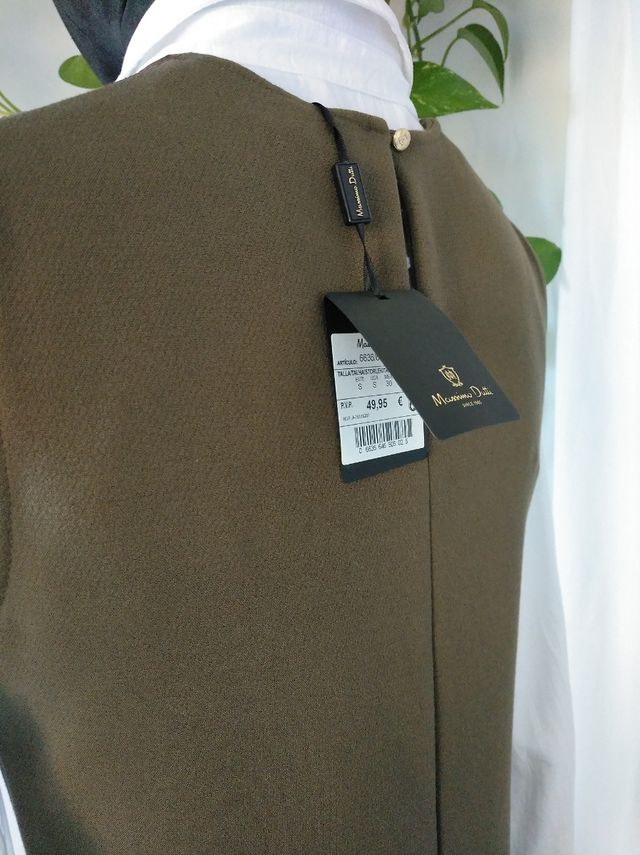 Vestido MASSIMO DUTTI nuevo T.S