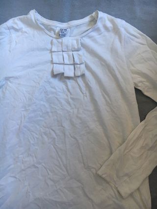 Camisetas Zara niña de segunda mano en la provincia de Camisa azul micro topo Zara de segunda mano por 8 € en