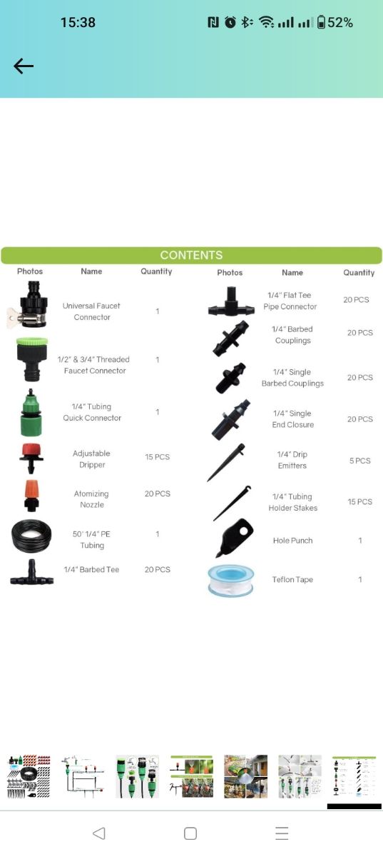 kit riego por goteo para casa