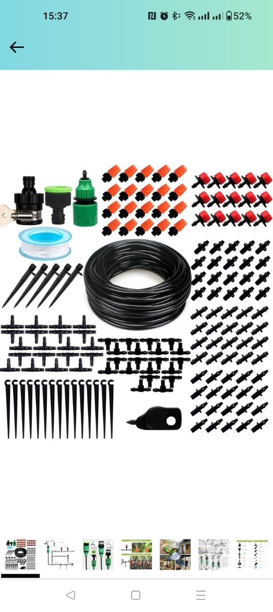 kit riego por goteo para casa