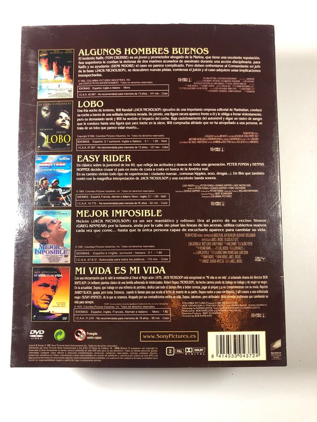 Jack Nicholson. Leyendas vivas de hollywood