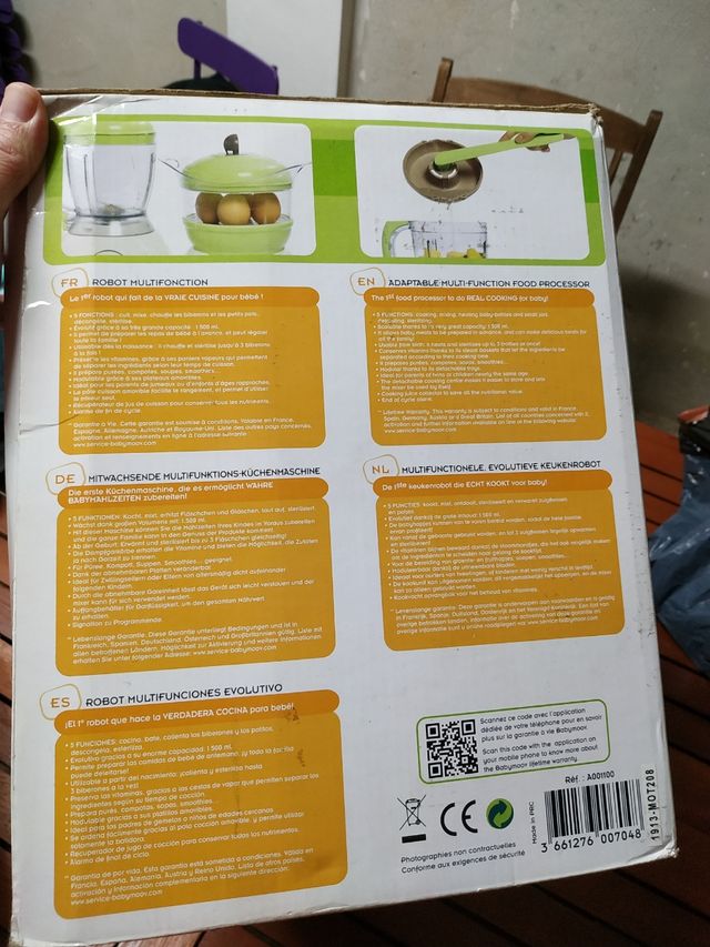 Robot de cocina para bebes