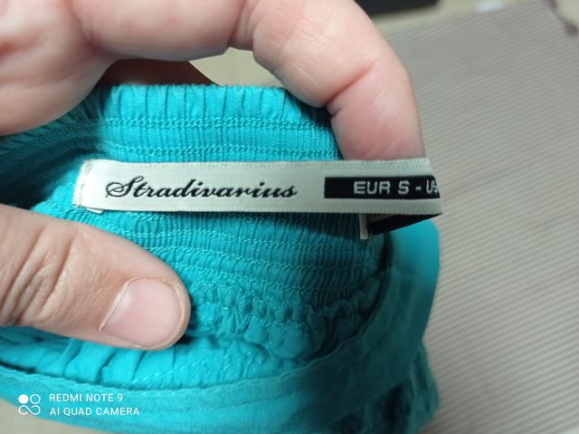 Falda encaje azul primavera/verano