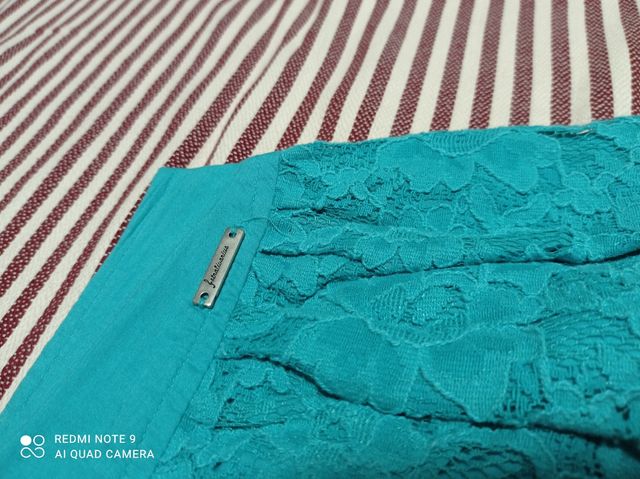 Falda encaje azul primavera/verano