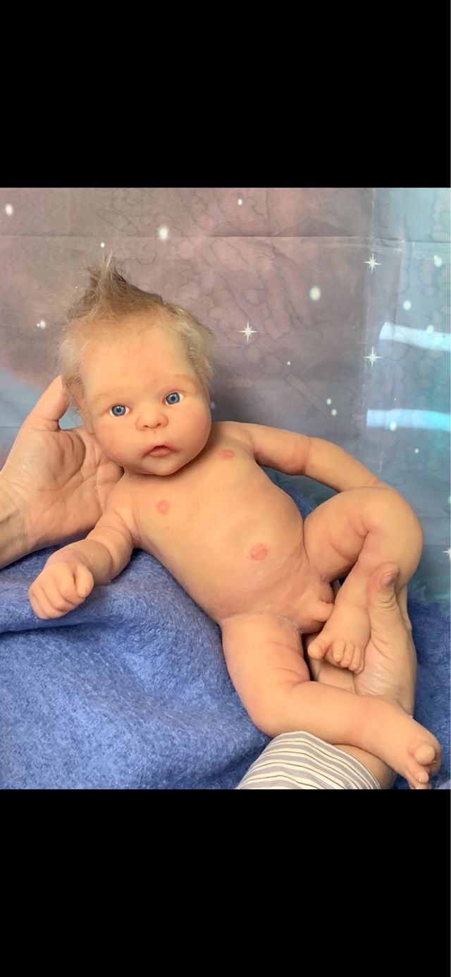 Reborn silicona 47 cm niño