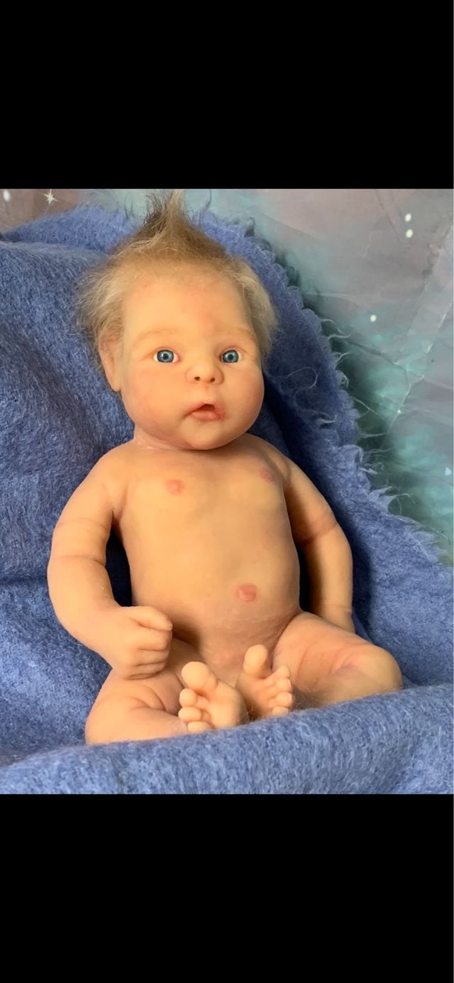 Reborn silicona 47 cm niño