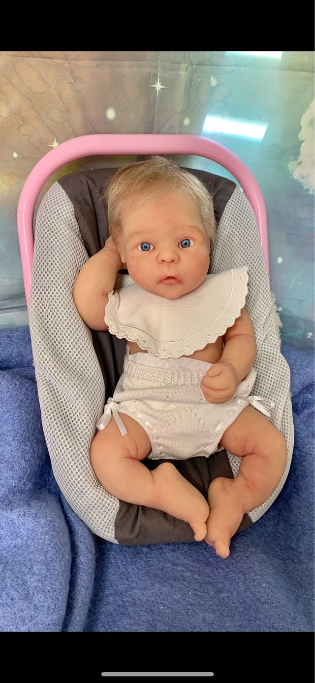 Reborn silicona 47 cm niño