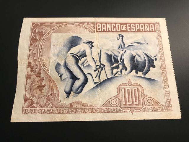 Billete 100 pesetas bilbao 1937