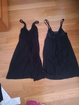 Dos Vestidos Fiesta de segunda mano por 7 EUR en Mollet del Vallès en  WALLAPOP