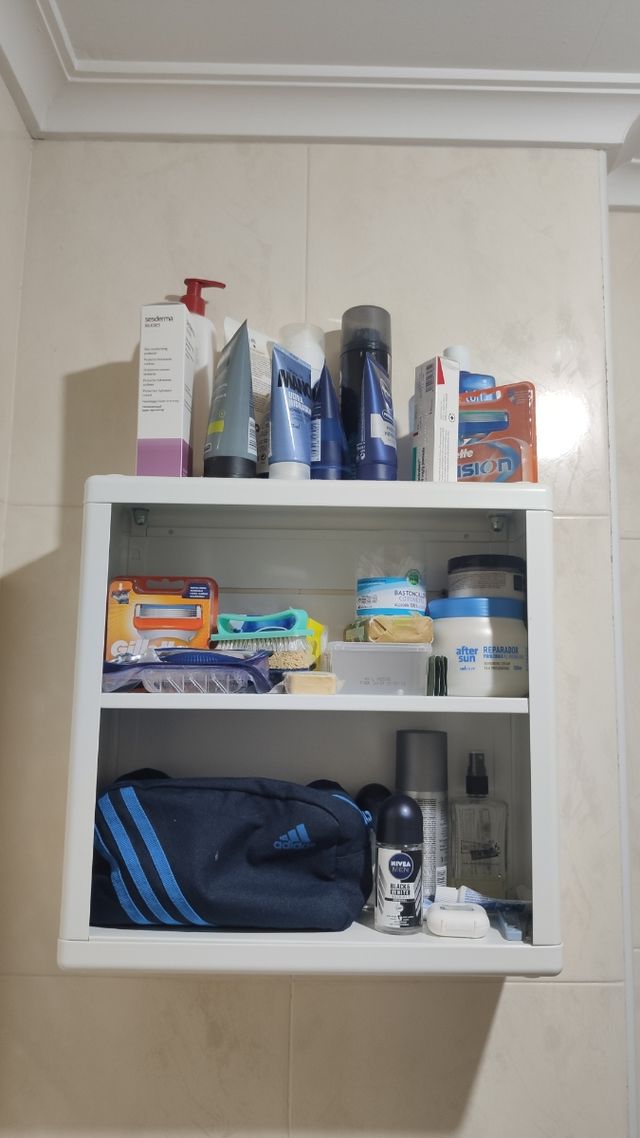 Estantería metálica color blanco