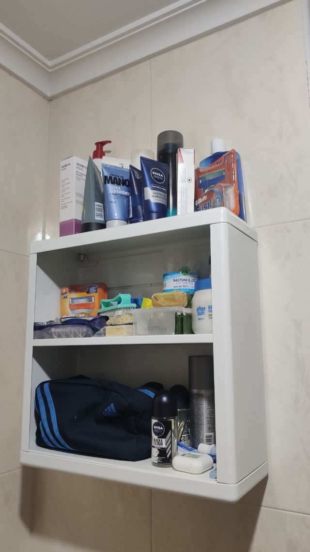 Estantería metálica color blanco