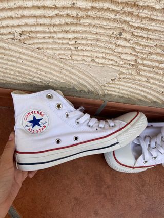 converse blancas wallapop
