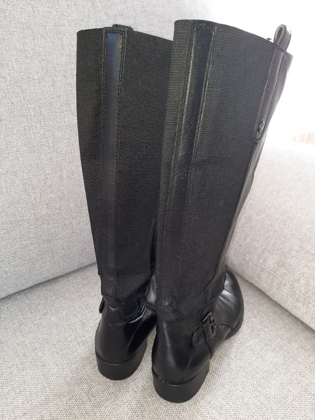Botas negras de piel Geox. Talla 38.